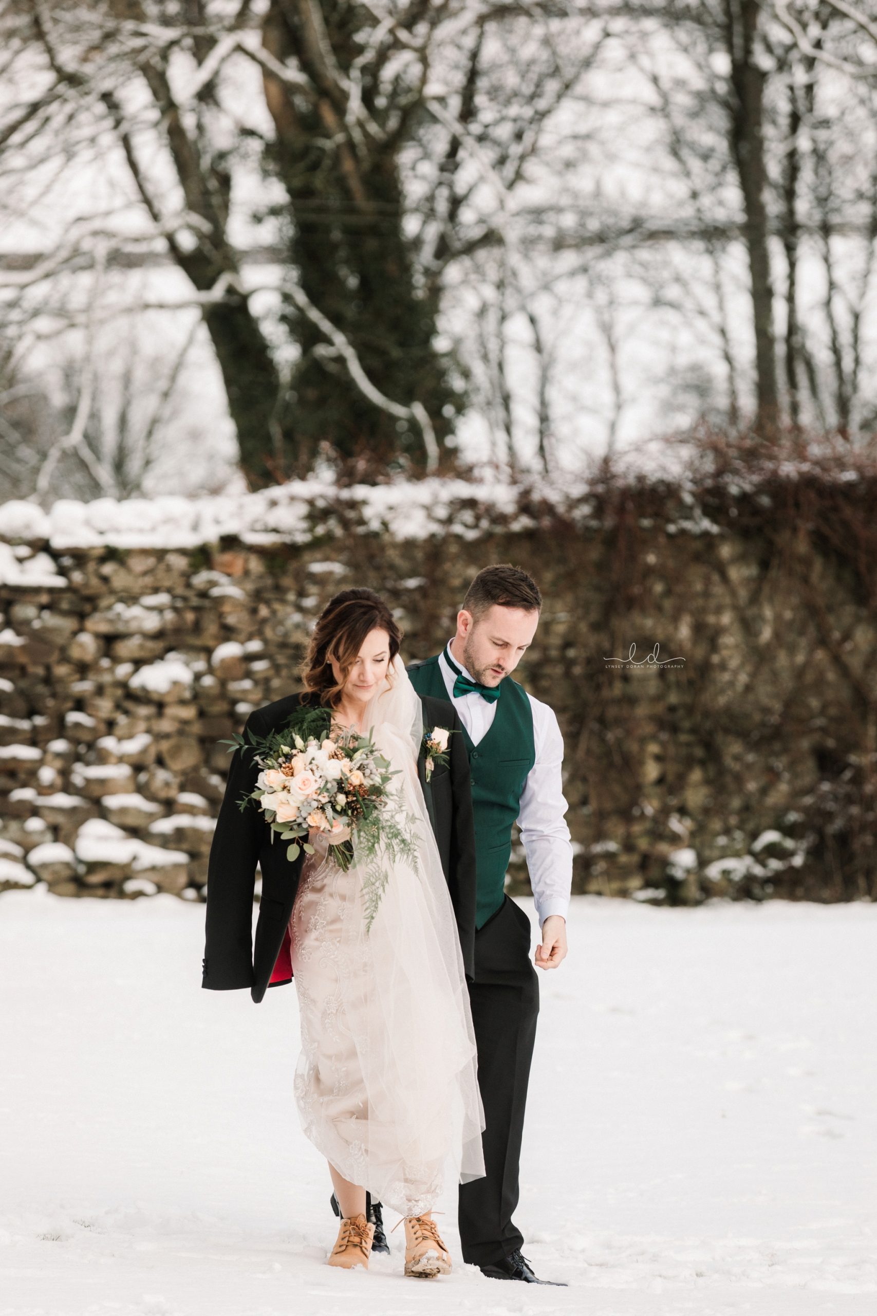 Christmas Winter Wedding Photography