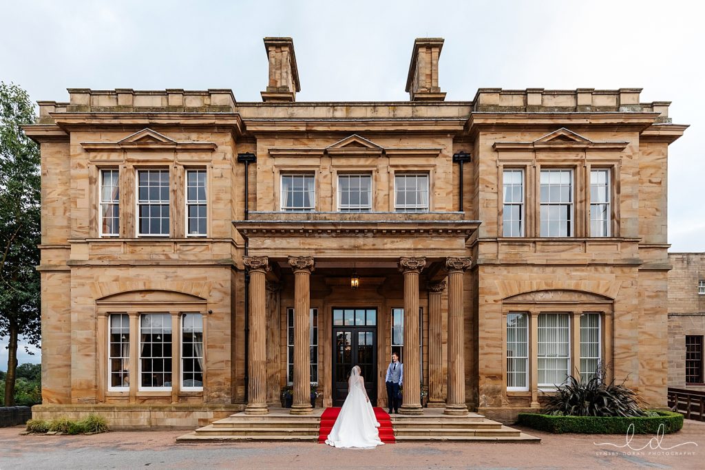 Wedding photographs at oulton hall in Leeds