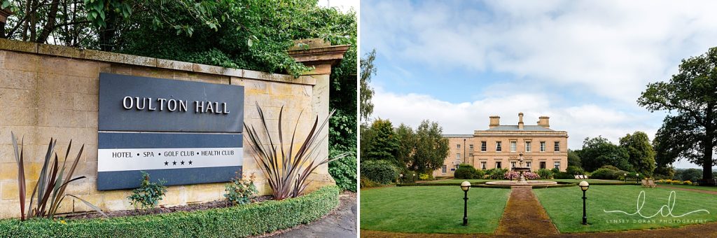 Wedding Photographs at Oulton Hall in Leeds