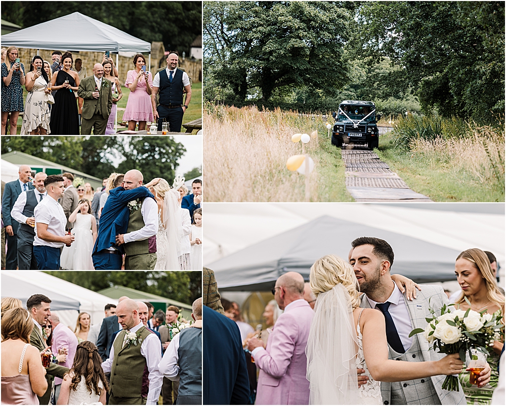 Marquee wedding Yorkshire
