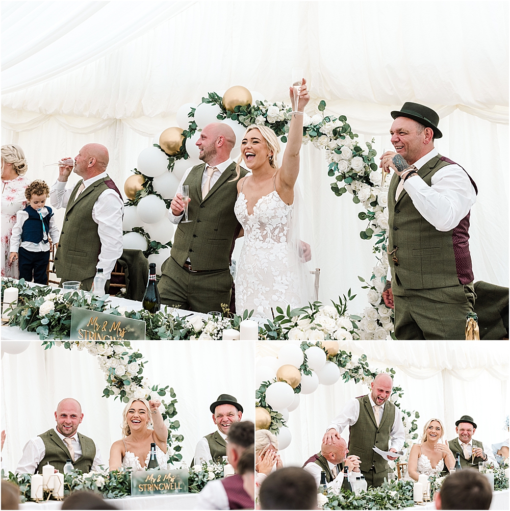 Marquee wedding Yorkshire