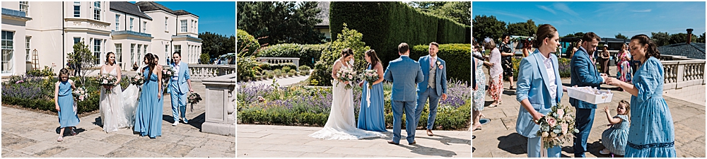 Uk beach wedding photographs