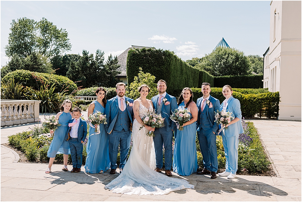 Uk beach wedding photographs