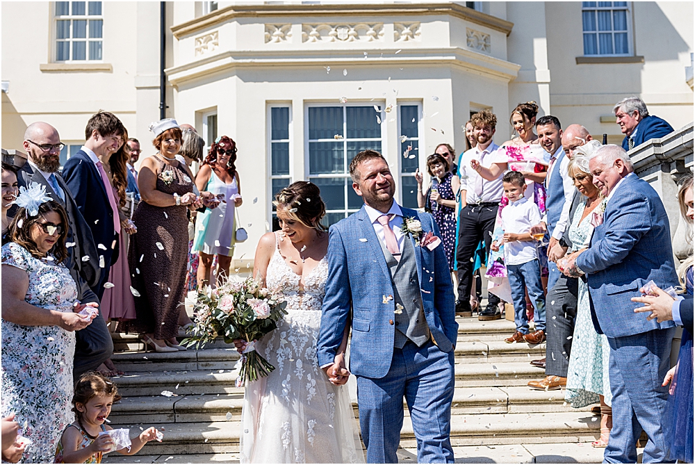 Uk beach wedding photographs