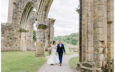 Tithe Barn and Priory Ruins Wedding Photography | Rachel & Dan