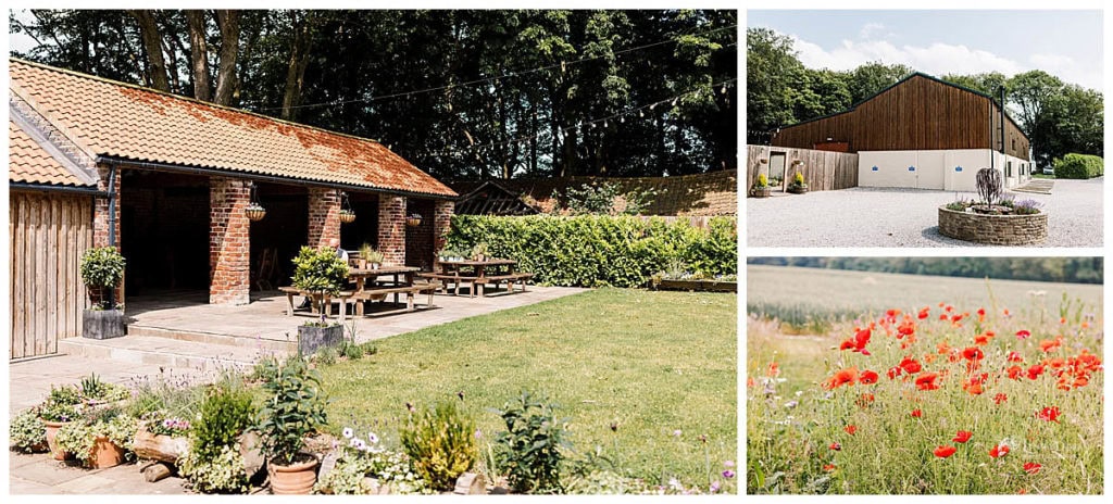 Wold View farm yorkshire wedding venue