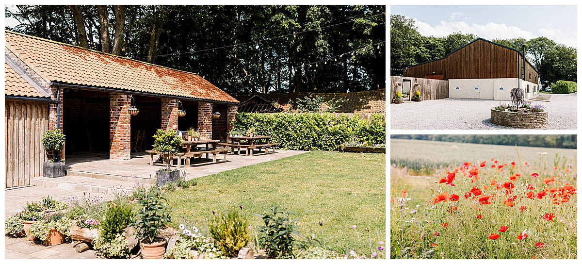 Wold View farm yorkshire wedding venue